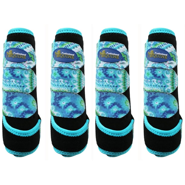 Horse Medium 4Pack Professional Equine Sports Medicine Splint Boots