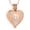 Rose, variant on Personalize Stainless Steel Paw Print Heart Urn Pendant Cremation Jewelry for Dog Cat Ashes Urn Necklace Pet Memorial Jewelry Necklace that Opens inside