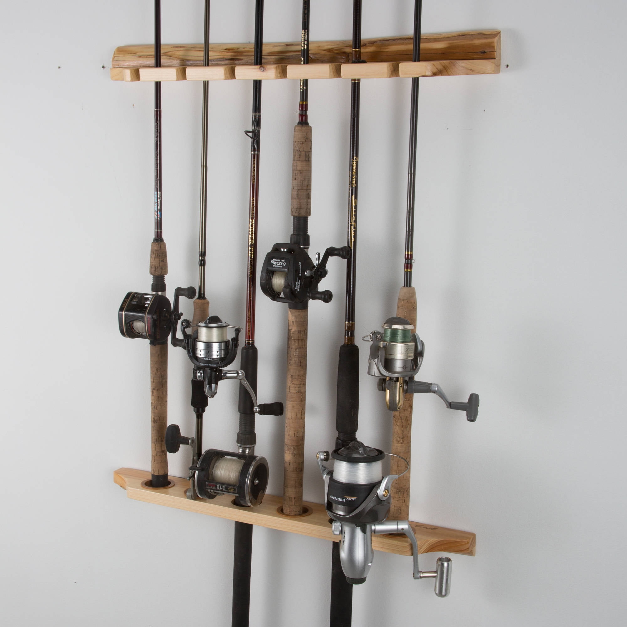 horizontal rod rack 6 berkley fishing holder storage pole