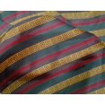 thumbnail image 4 of oneOone Silk Tabby Fabric Chevron & Greek Key Block Printed Fabric 1 Yard 42 Inch Wide, 4 of 4