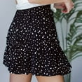 thumbnail image 5 of fatyb Women's Beach Mini Skirts Summer Ruffled Flowy A-Line Short Skirt for Ladies Cute Casual Skirts, 5 of 7