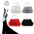 thumbnail image 2 of Bolso de mano YONGSHENG con estampado de flores rosas para mujer fiesta nupcial, 2 of 5