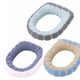 thumbnail image 1 of Injueey 3 unids/set Fácil instalación cubierta de asiento de inodoro lavable elástico fácil de limpiar desmontable Universal Juegos de accesorios de baño Verde Gris + 3uds, 1 of 6