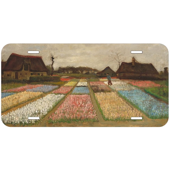 Bulb Fields 1883 Van Gogh Novelty Car License Plate