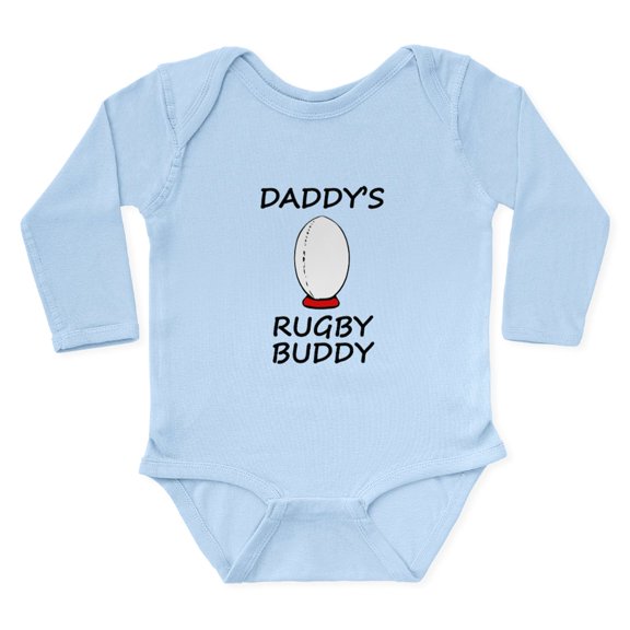 CafePress - Daddys Rugby Buddy Body Suit - Long Sleeve Infant Bodysuit