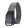thumbnail image 2 of Men Belt Automatic Buckle Adjustable Length Comfortable Canvas Waistband Outdoor Training Belt Outfit Accessories, 2 of 8