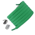 thumbnail image 3 of Qarigey Cordones elásticos, hebilla de presión, banda de goma, cordones para zapatos deportivos Accesorios de calzado Verde, 3 of 6