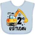 thumbnail image 3 of Inktastic Construction Truck It's My 2nd Birthday Boys or Girls Baby Bib, 3 of 4