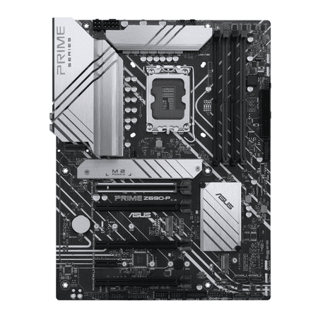 ASUS Prime Z690-P LGA 1700 (Intel 12th Gen) ATX Motherboard (PCIe 5.0, DDR5,14+1 Power Stages,3X M.2,2.5Gb LAN,V-M.2 e-Key,Front Panel USB 3.2 Gen 1 USB Type-C,Thunderbolt 4 Support,Arua Sync)