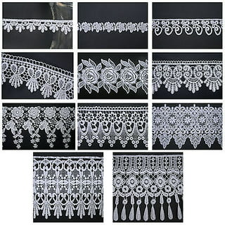 Bulk-buy Black Water Soluble Lace Clothing Accessories Chemical Scalloped  Embroidery Flower Lace Trim price comparison
