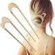 thumbnail image 1 of Horquillas para el pelo en forma de U, palillos para el pelo vintage de metal, horquilla francesa, moño de peinado para mujeres y niñas, 2 piezas, estilo 1, 1 of 5