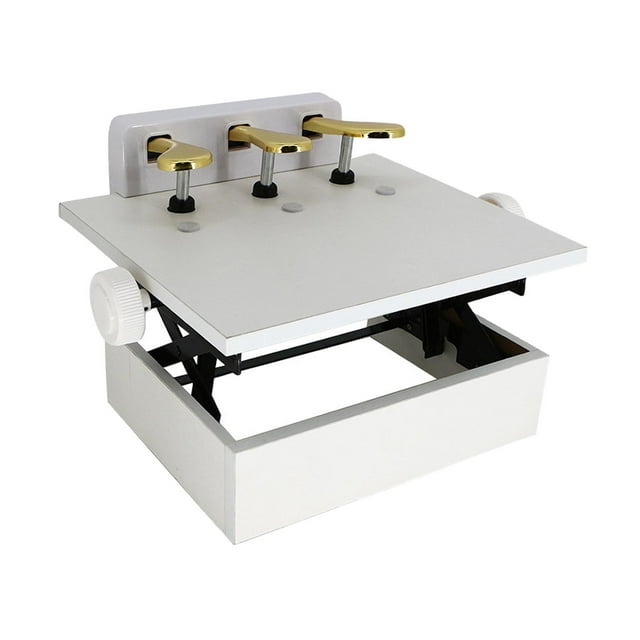 Bunblic Piano Foot Pedal Extender Lift Pedal Heighten Pedal, Adjustable Universal with 3 Pedals Teaching Aid for Learning Practicing White