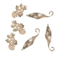 thumbnail image 1 of 6 Piezas de Aleación de Oro Sunnimix Botones de Joyería de Boda, 1 of 8