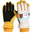 thumbnail image 5 of OGLCCG Kids Winter Gloves Warm Windproof Waterproof Snow Ski Gloves Outdoor Thickening Fleece Snowboard Gloves for Boy Girl 4-7 Years, 5 of 8