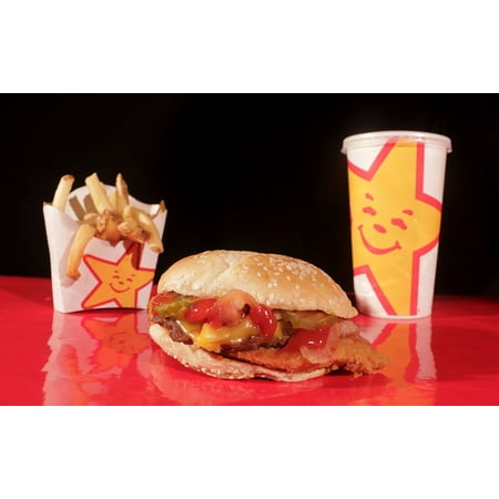 Canvas Print Fast Food Burger Stretched Canvas 32 x