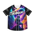 thumbnail image 2 of Slander Merch Spaceman Baseball Jersey Harajuku Thin button Baseball Uniform Baseball Jersey Fro EDM, 2 of 4