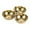 Gold, variant on Appetizer Platter Snack Plates Fruit Bowls Portable Handle Stainless Steel for Barbecue Home Wedding Party Occasions