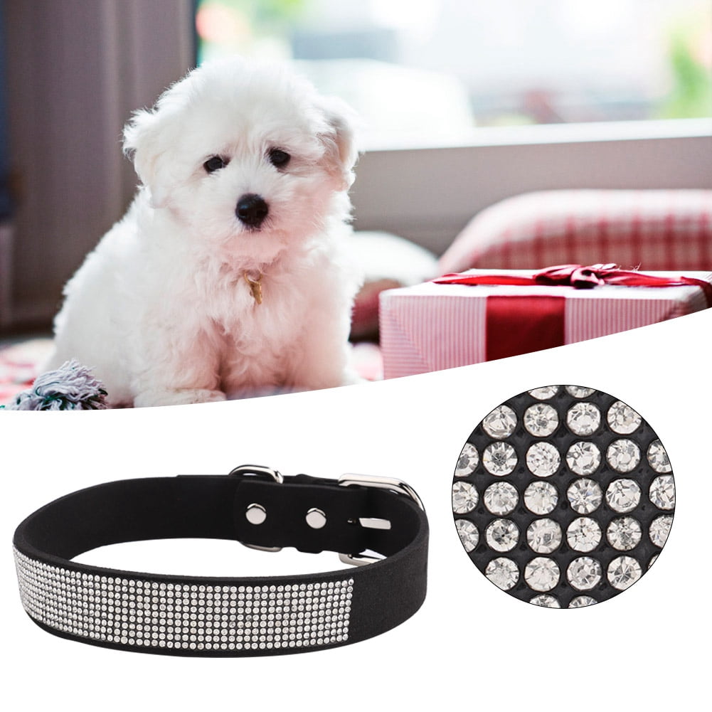 Ccdes Durable Dogs Collar, Dogs Collar with Rhinestone ,Durable