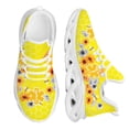 thumbnail image 1 of Zapatillas de malla para mujer con diseño de girasol y abeja EMT, transpirables y con amortiguación de aire,, 1 of 6