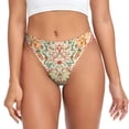 thumbnail image 1 of Fotbe Indian Paisley 1 Tanga Sin Costuras para Mujer con Estampado – Panties Invisibles, Transpirables y Cómodos para Uso Diario-X-Large, 1 of 6