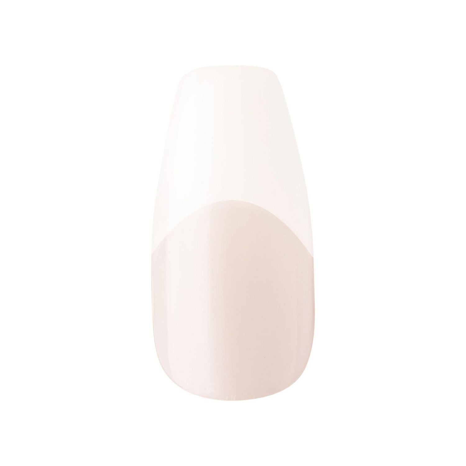 KISS Salon Acrylic - French Nude Breathtaking - Fake Nails, Short