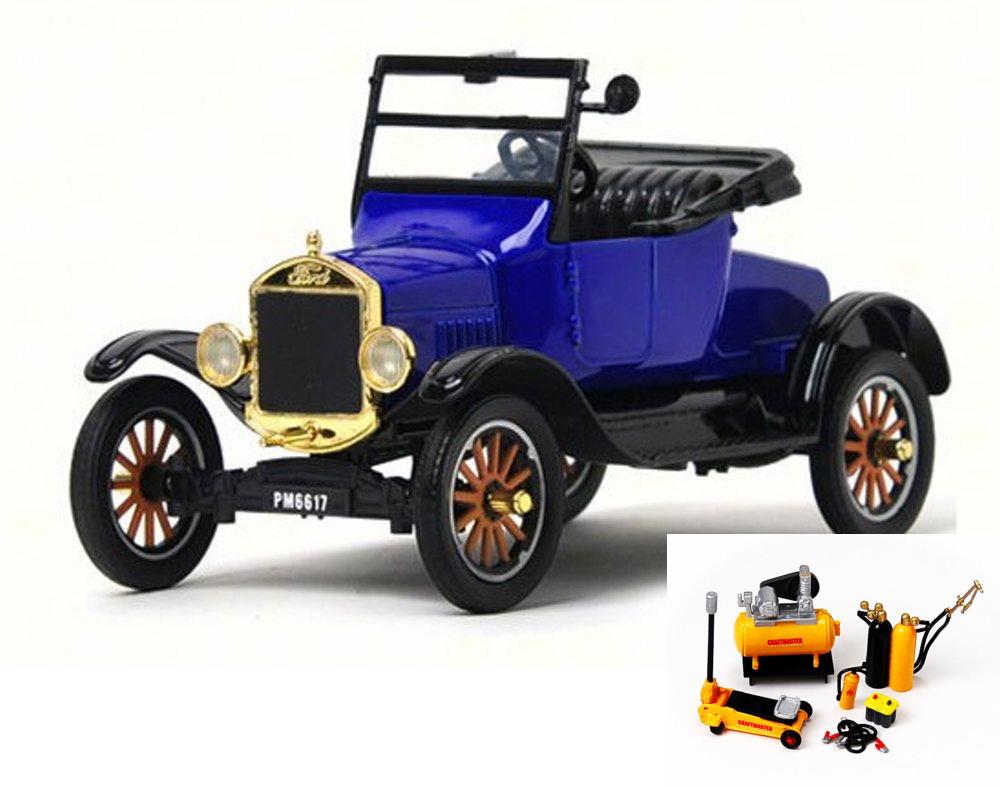 Diecast Car & Mechanic Set Package 1925 Ford Model T Runabout