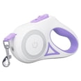 thumbnail image 2 of Retractable Dog Leash, Bright LED Light One Handed Brake Pause Lock  Big Duty Pet Leash Door Stair Gates Gates Gate Extensions, 2 of 8