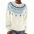 thumbnail image 2 of Bovemsi Womens Sweaters Pullover Fall Winter Casual Loose Long Sleeve Knitted Tops Fall Sweaters, 2 of 4