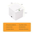 thumbnail image 3 of Portable Wireless 58mm Thermal Receipt Printer Bluetooth Connectivity Compatible with iOS and Android, 3 of 5