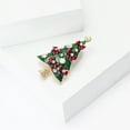 thumbnail image 3 of Weloille Vintage Colored Christmas Snowman Rhinestone Brooch Pin Wedding Party Jewelry, 3 of 8