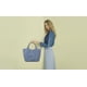 thumbnail image 2 of Bolso tejido para mujer, bolso de mano de cuero vegano, bolso grande de viaje de playa de verano y bolso de hombro retro hecho a mano, 2 of 5