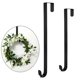 thumbnail image 2 of Front Door Wreath Hanger Rustproof Corrosion Resistant Strong Load-bearing Easy to Use Christmas Halloween Door Wreath Holder, 2 of 5