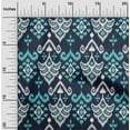 thumbnail image 1 of oneOone Polyester Lycra Fabric Damask Ikat Print Fabric By Yard 56 Inch Wide, 1 of 1