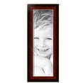 thumbnail image 2 of ArtToFrames 6" x 19" Matte Mahogany with Gold Accent Diploma Picture Frame, 6x19 inch Brown Wood Poster Frame (WOM-5109), 4 Pack, 2 of 6