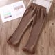 thumbnail image 4 of Cowsor Kids Corduroy Sweatpant with Pockets High Waist Elastic Waitsband Soft Pants Textured Loose Fit Strethy Denim Joggers, 4 of 7