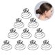 thumbnail image 1 of unbranded 10Ud Horquillas Espirales De Aleación Con Rhinestone Para Uso Decorativo, 1 of 6