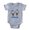 Heather Grey, variant on CafePress - Ice Cream We're 1 Boys - Cute Infant Baby Football Bodysuit
