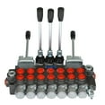 thumbnail image 6 of PET-U Hydraulic Directional Control Valve 7 Spool 11GPM,40L,BSPP Interface NEW, 6 of 11