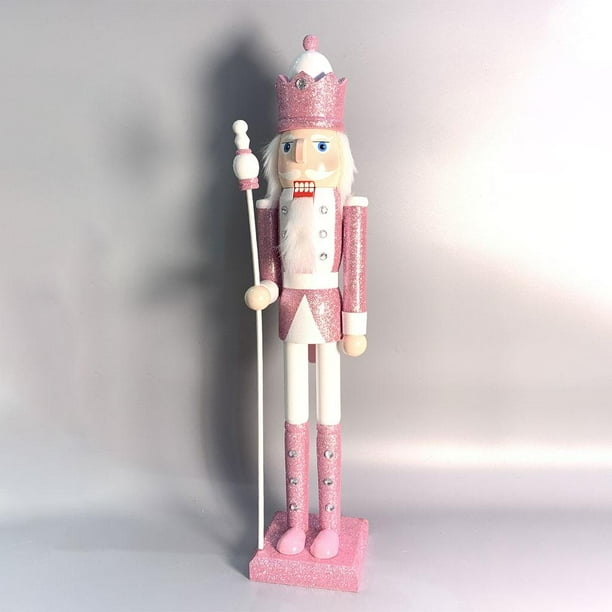Cascanueces de Marioneta Muñeca Decoración de 50 Cm Adornos Del Ornamento de Cascanueces para Cetro Baoblaze Marioneta de cascanueces