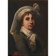 thumbnail image 2 of Mary Henry 11x14 Gold Ornate Wood Frame and Double Matted Museum Art Print Titled - Portrait of a Girl, 2 of 4
