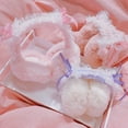 thumbnail image 6 of GENEMA Lolita Earmuffs Bows Ear Muffs Lace Princess Ear Muffs Purple Pink Bows, 6 of 19