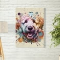 thumbnail image 2 of Goldendoodle Portrait Watercolor Vintage Retro Styles Vertical Matte Canvas Poster Doodle Dog Lover Gifts Idea Wall Art Home Decor - 00001, 2 of 5