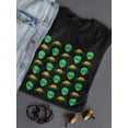 thumbnail image 3 of Alien Ufo Invasion T-Shirt Women -Image by Shutterstock, Female Large, 3 of 4