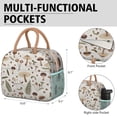 thumbnail image 6 of Insulated Lunch Tote Lunch Box for Women Men,Mushroom Cooler Bag Small Leakproof Beach Picnic Cooler Tote Bag with for Supermarket Shopping, 6 of 7