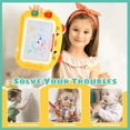 thumbnail image 3 of Drawing Board Toys for 1 Year Old, Learning Toys Toddlers  for 1 2 3 Year (Yellow), 3 of 7