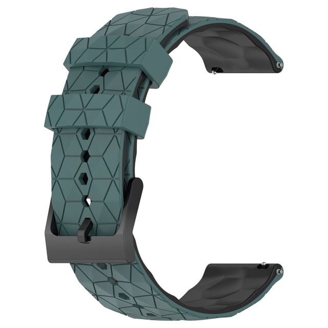 20mm Solid Color Silicone Sports Sweat Proof Correa de reloj con diseño de moda y fácil reemplazo