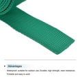 thumbnail image 3 of Lightweight Polypropylene Webbing Strap 0.8" 10 Yard Backpack Green for Luggage Cargo Straps, 3 of 5