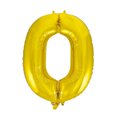 thumbnail image 1 of Unique Party 34 Inch Gold Glitz Number Balloon (0-9), 1 of 10