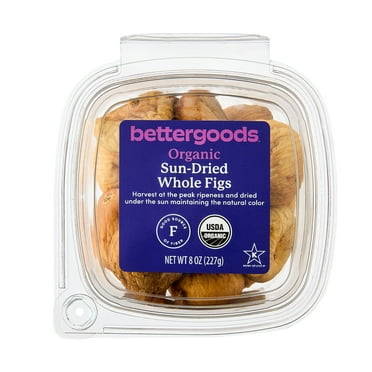 bettergoods Organic Sun-Dried Whole Figs, 8 oz