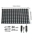 thumbnail image 3 of Hearth & Gear 12V Heated Blanket Portable Heating Blanket Nap Blanket Multifunctional Wrap For Warmth And Comfort! Big Warm Blanket Neutral Blanket Throw Couch Blankets Earth Tone Throw Blanket, 3 of 7